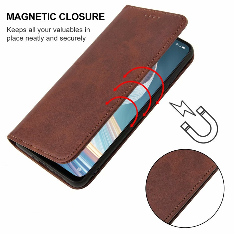 For OPPO Reno4 Z 5G Magnetic Closure Leather Phone Case