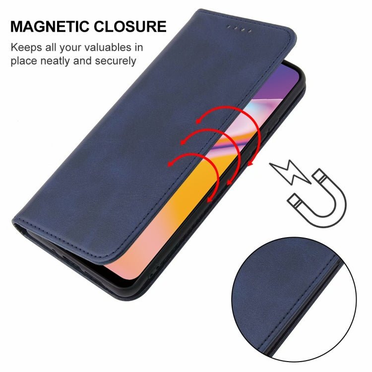For OPPO Reno5 F Magnetic Closure Leather Phone Case