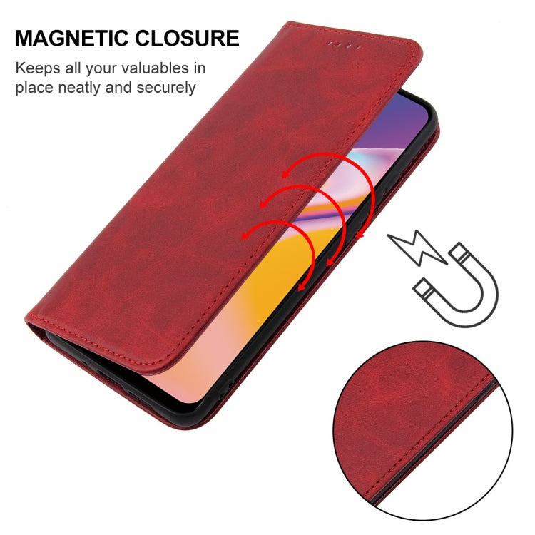 For OPPO Reno5 F Magnetic Closure Leather Phone Case