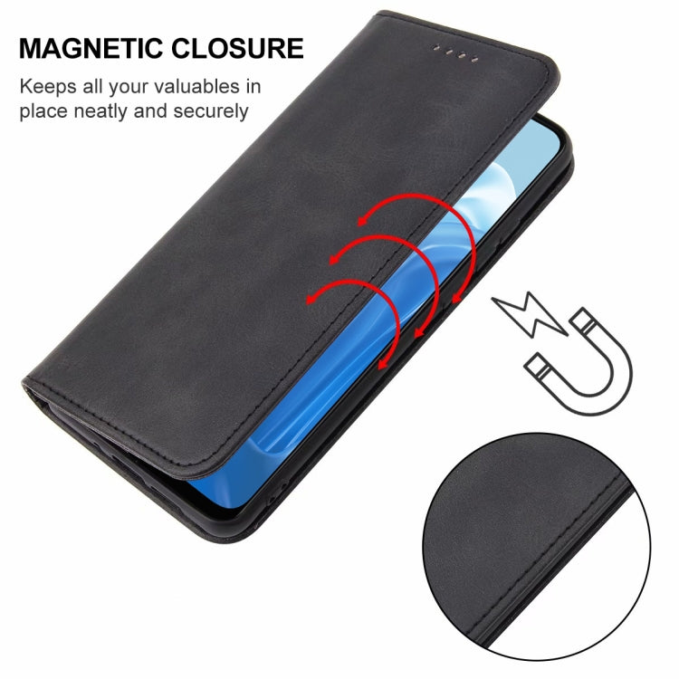 For OPPO Reno7 4G Magnetic Closure Leather Phone Case