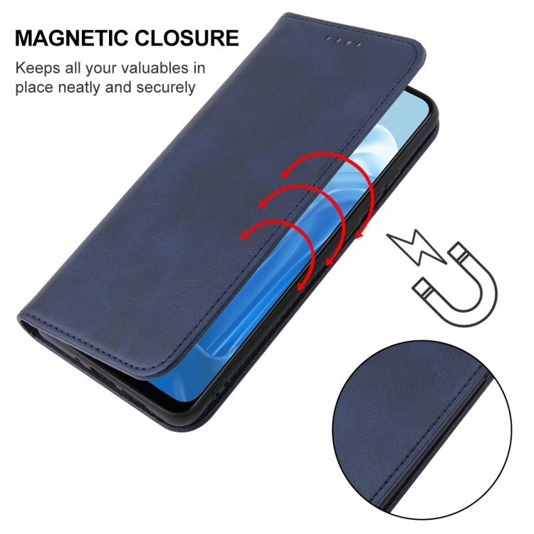 For OPPO Reno7 5G Global / Find X5 Lite Magnetic Closure Leather Phone Case