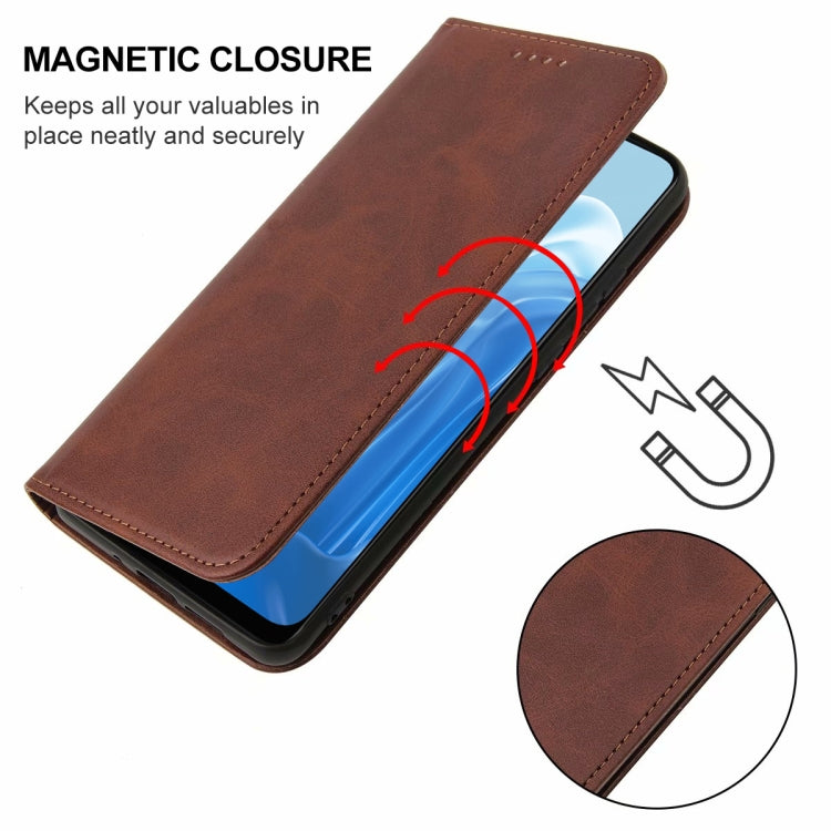For OPPO Reno7 5G Global / Find X5 Lite Magnetic Closure Leather Phone Case