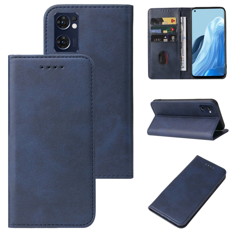 For OPPO Reno7 SE 5G Magnetic Closure Leather Phone Case