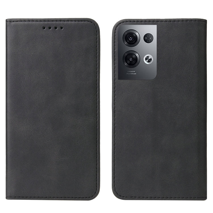 For OPPO Reno8 Pro Magnetic Closure Leather Phone Case