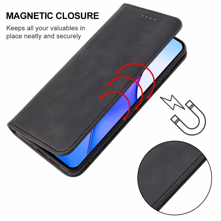 For OPPO Reno8 Pro Magnetic Closure Leather Phone Case