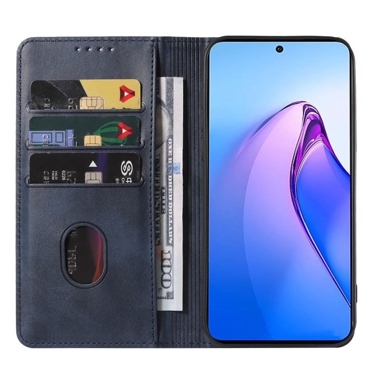 For OPPO Reno8 Pro Magnetic Closure Leather Phone Case