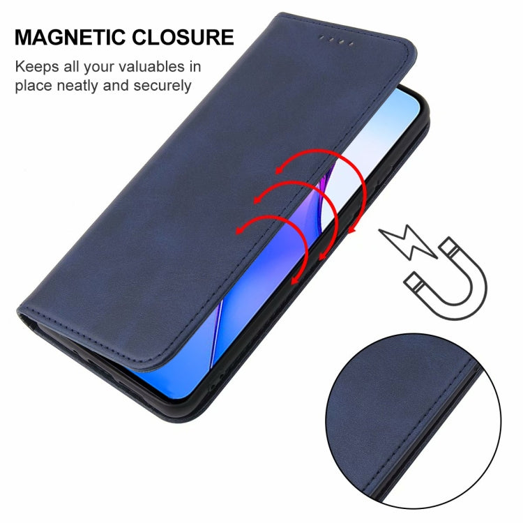 For OPPO Reno8 Pro Magnetic Closure Leather Phone Case