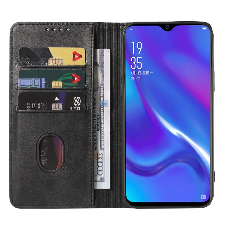For OPPO RX17 Neo Magnetic Closure Leather Phone Case