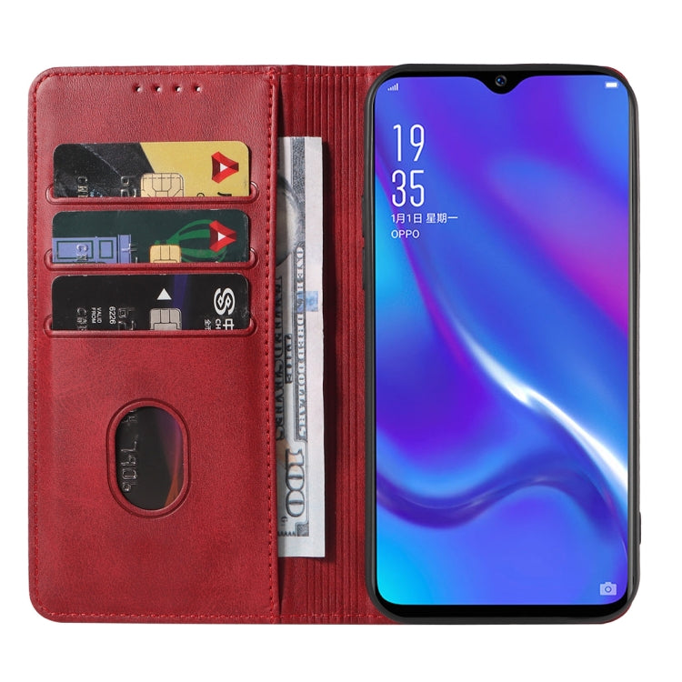 For OPPO RX17 Neo Magnetic Closure Leather Phone Case