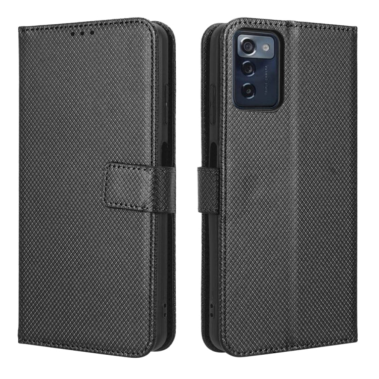 For Consumer Cellular ZMax 5G Diamond Texture Leather Phone Case