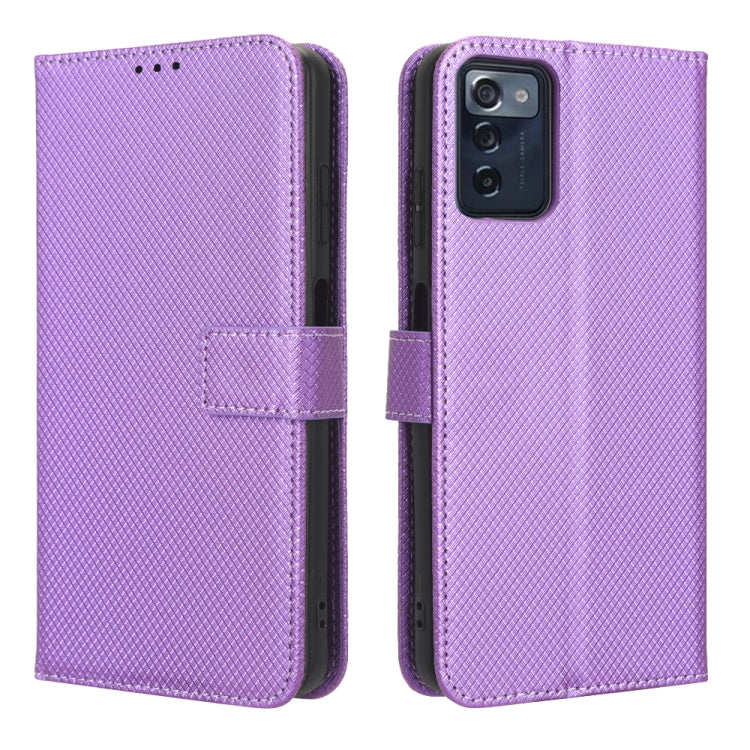 For Consumer Cellular ZMax 5G Diamond Texture Leather Phone Case