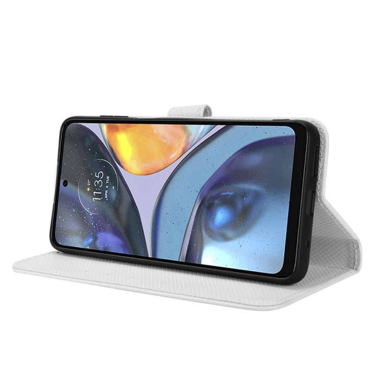 For Motorola Moto E32s / G22 Diamond Texture Leather Phone Case