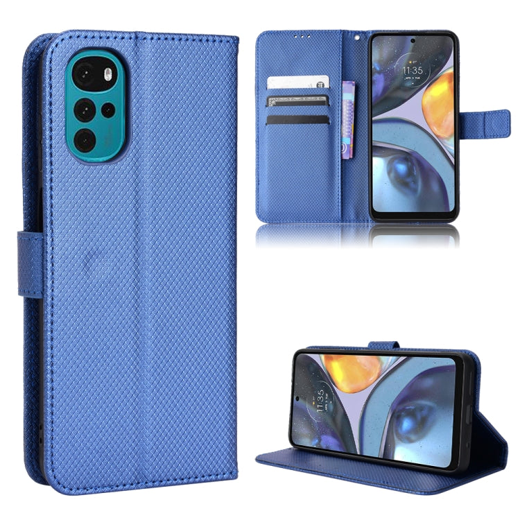 For Motorola Moto E32s / G22 Diamond Texture Leather Phone Case