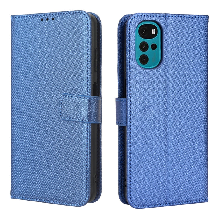 For Motorola Moto E32s / G22 Diamond Texture Leather Phone Case