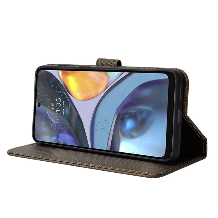 For Motorola Moto E32s / G22 Diamond Texture Leather Phone Case