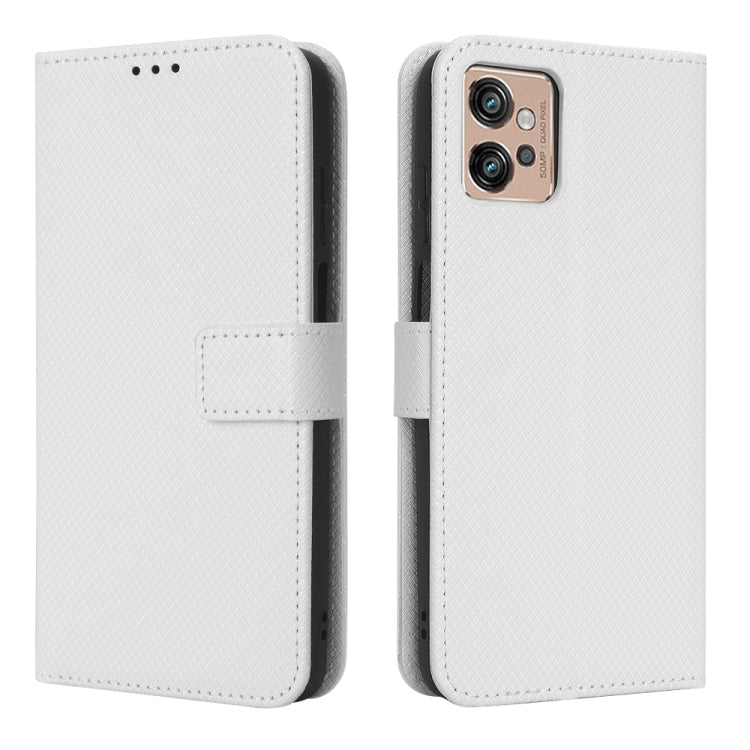 For Motorola Moto G32 Diamond Texture Leather Phone Case