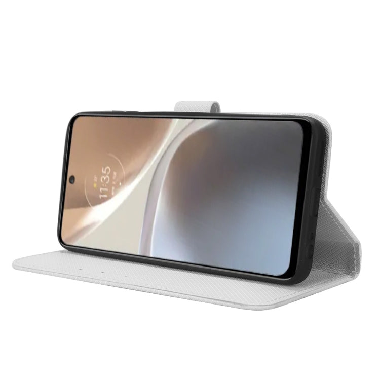 For Motorola Moto G32 Diamond Texture Leather Phone Case