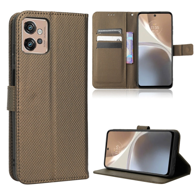 For Motorola Moto G32 Diamond Texture Leather Phone Case
