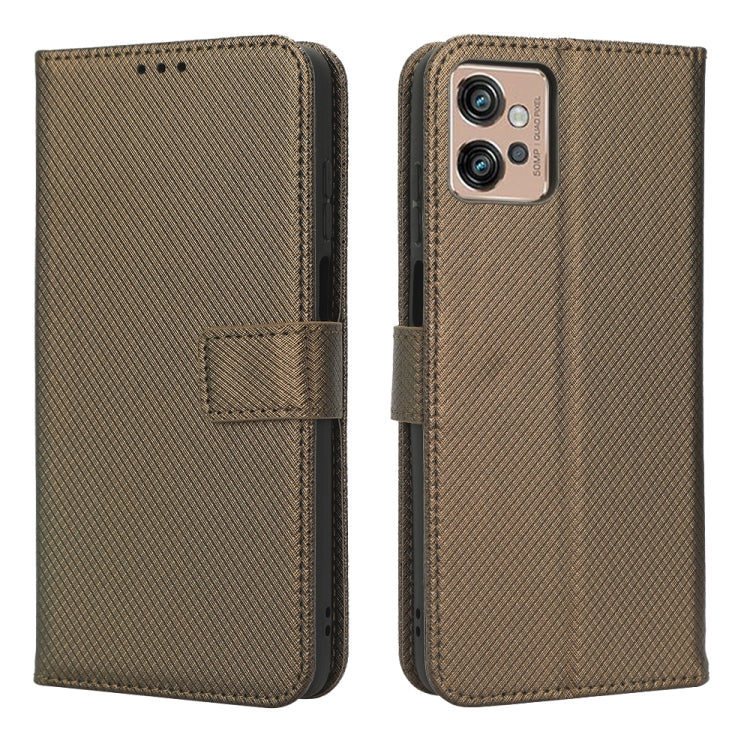 For Motorola Moto G32 Diamond Texture Leather Phone Case