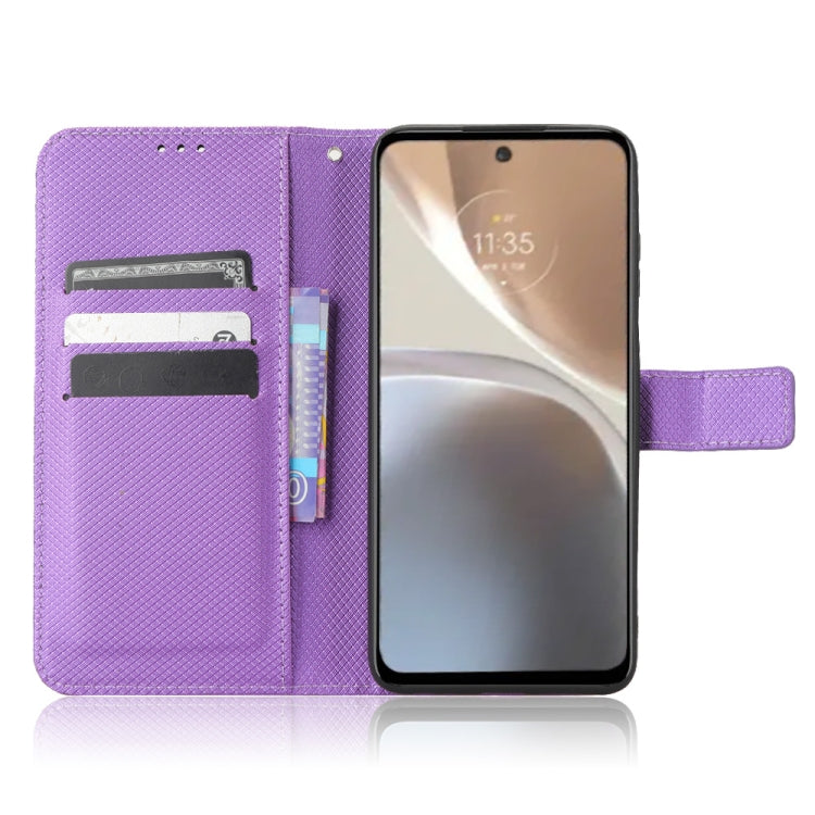 For Motorola Moto G32 Diamond Texture Leather Phone Case