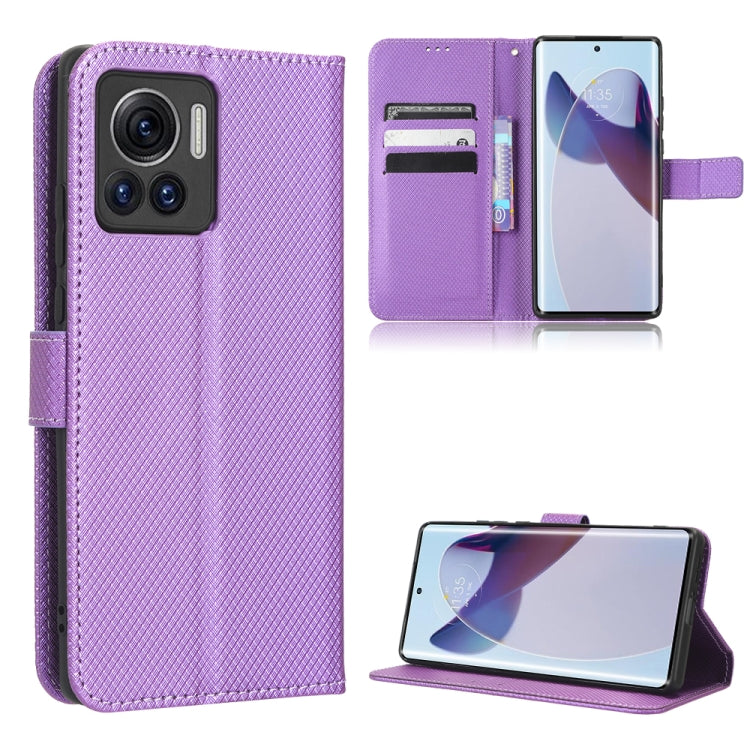 For Motorola Moto X30 Pro 5G / Edge 30 Ultra Diamond Texture Leather Phone Case