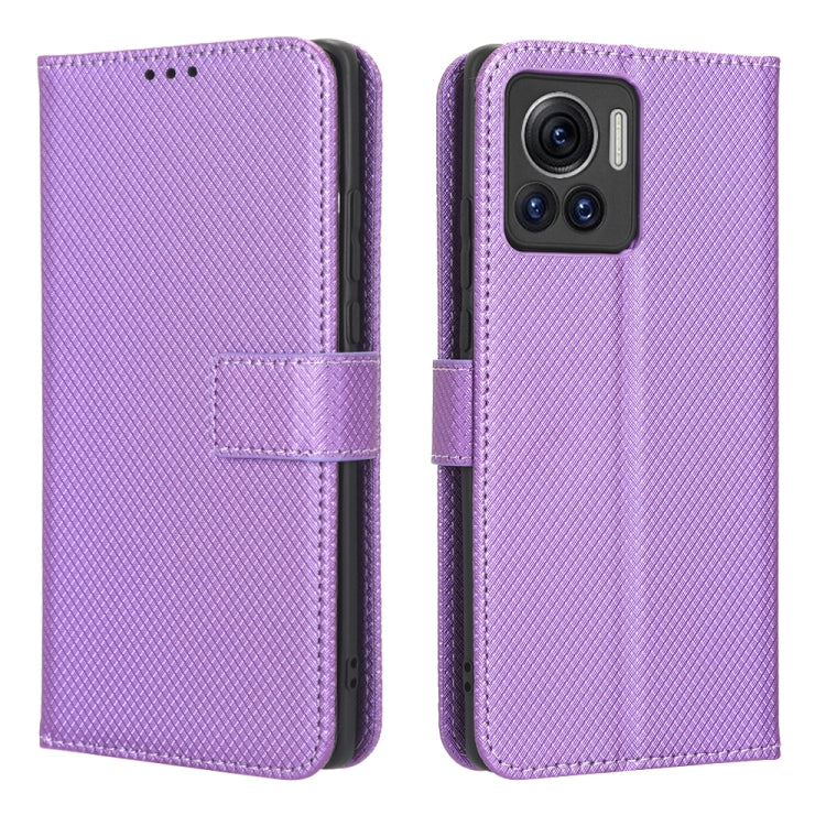 For Motorola Moto X30 Pro 5G / Edge 30 Ultra Diamond Texture Leather Phone Case