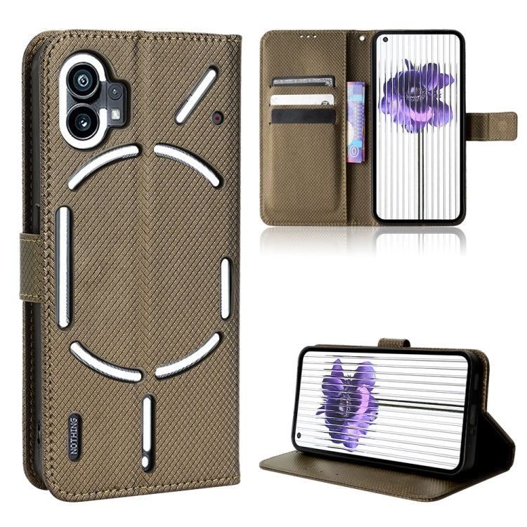 For Nothing Phone 1 Diamond Texture Leather Phone Case