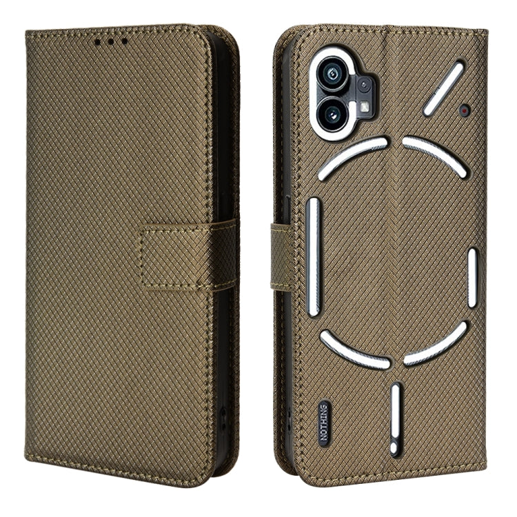 For Nothing Phone 1 Diamond Texture Leather Phone Case