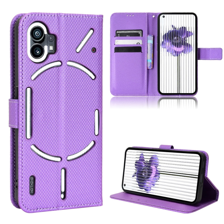 For Nothing Phone 1 Diamond Texture Leather Phone Case