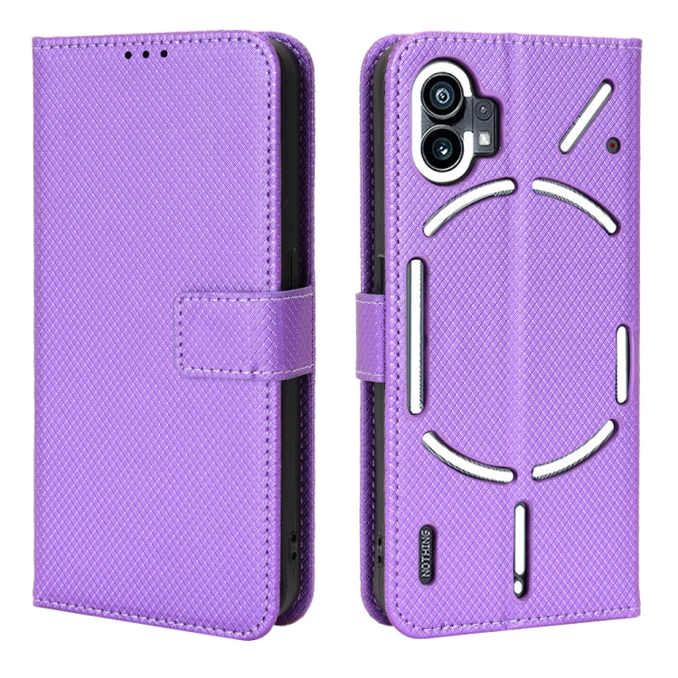 For Nothing Phone 1 Diamond Texture Leather Phone Case