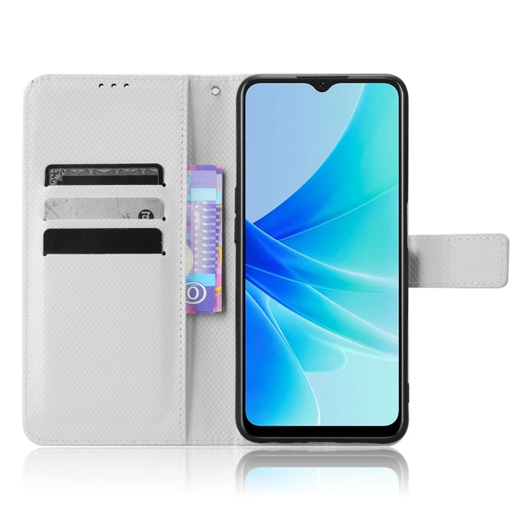 For OPPO A57 5G / 4G Diamond Texture Leather Phone Case