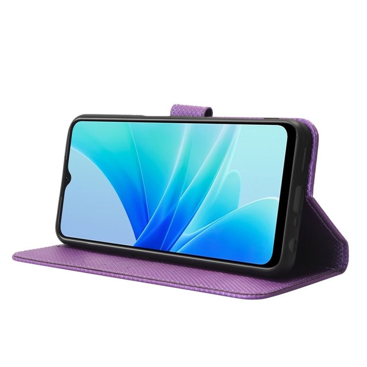 For OPPO A57 5G / 4G Diamond Texture Leather Phone Case