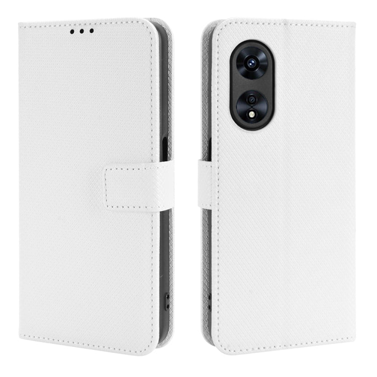 For OPPO A97 5G Diamond Texture Leather Phone Case