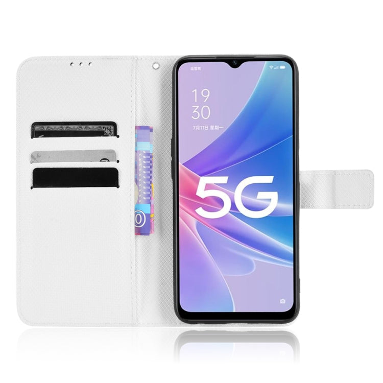 For OPPO A97 5G Diamond Texture Leather Phone Case