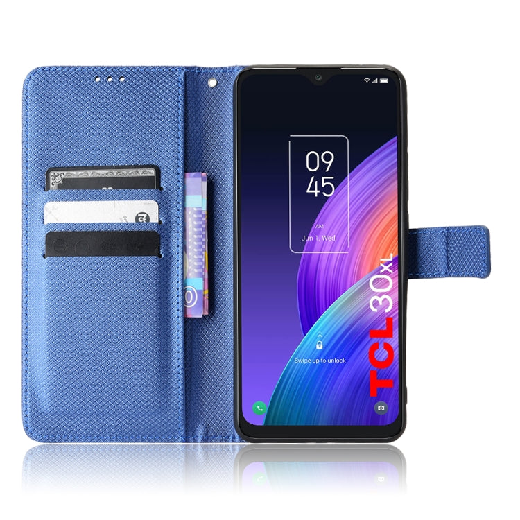 For TCL 30 XL Diamond Texture Leather Phone Case