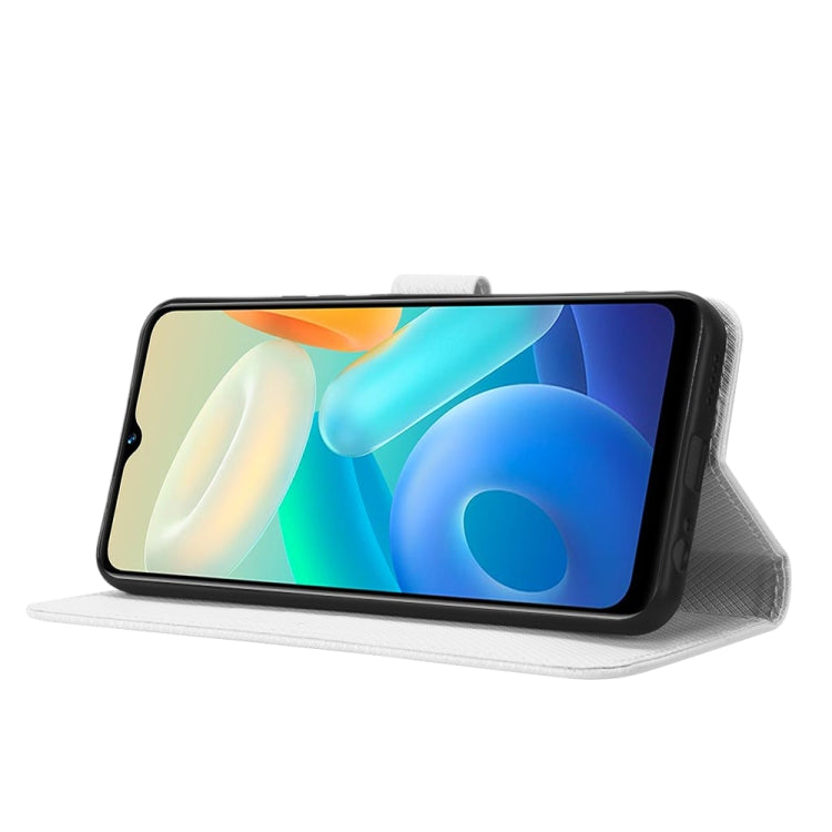 For vivo Y02s Diamond Texture Leather Phone Case