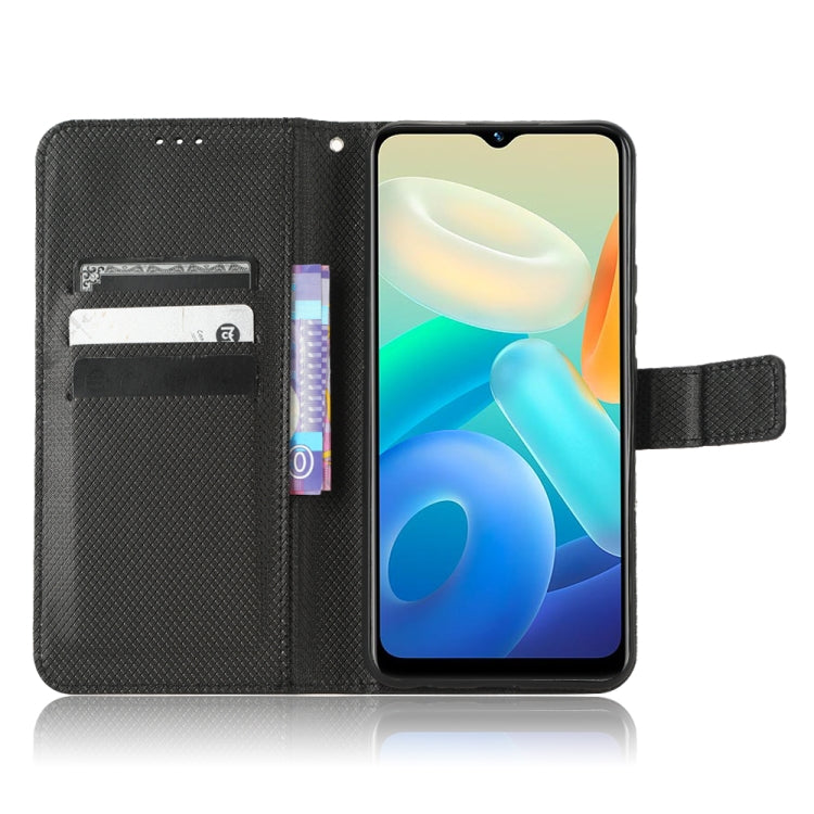 For vivo Y02s Diamond Texture Leather Phone Case