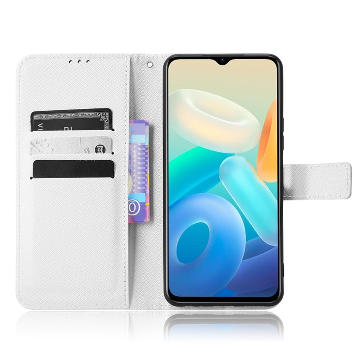 For vivo Y77 5G Diamond Texture Leather Phone Case