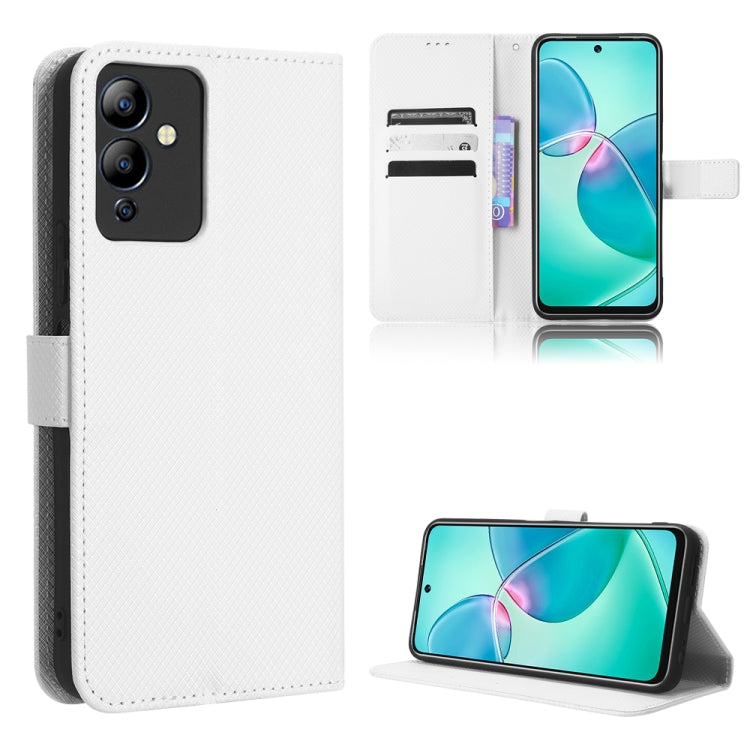 For Infinix Note 12i Diamond Texture Leather Phone Case