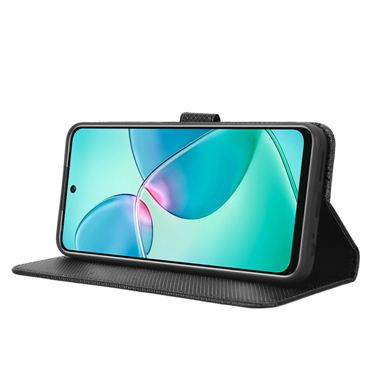 For Infinix Note 12i Diamond Texture Leather Phone Case