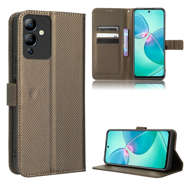 For Infinix Note 12i Diamond Texture Leather Phone Case