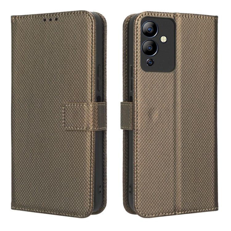 For Infinix Note 12i Diamond Texture Leather Phone Case
