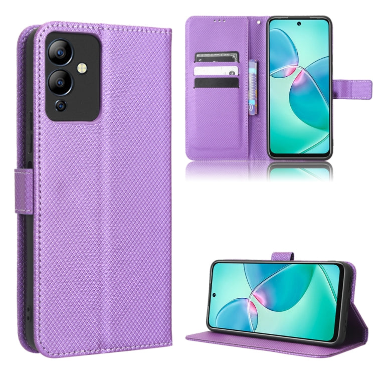 For Infinix Note 12i Diamond Texture Leather Phone Case