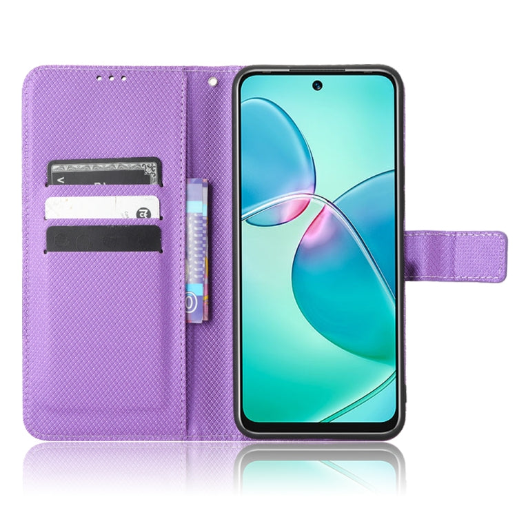 For Infinix Note 12i Diamond Texture Leather Phone Case