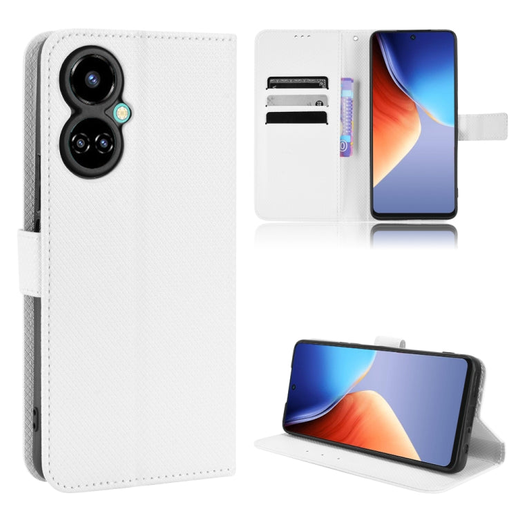For Tecno Camon 19 Pro Diamond Texture Leather Phone Case