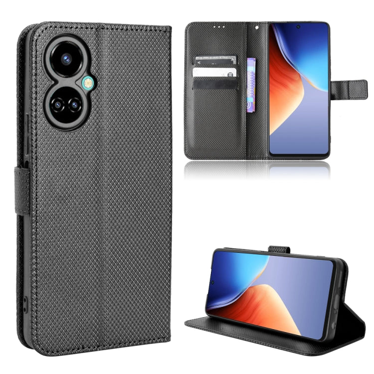 For Tecno Camon 19 Pro Diamond Texture Leather Phone Case