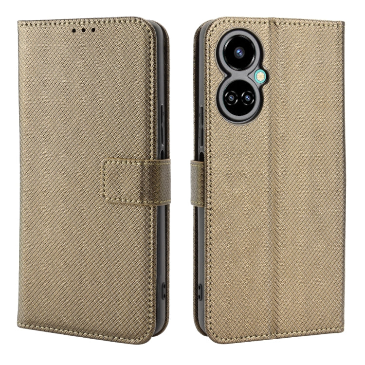 For Tecno Camon 19 Pro Diamond Texture Leather Phone Case