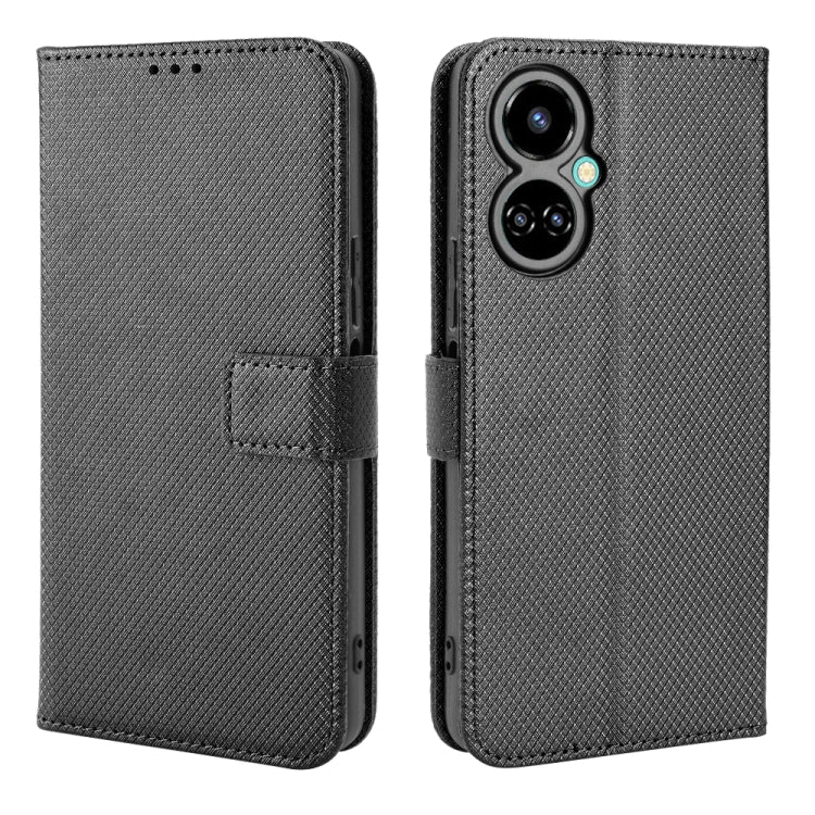For Tecno Camon 19 Diamond Texture Leather Phone Case