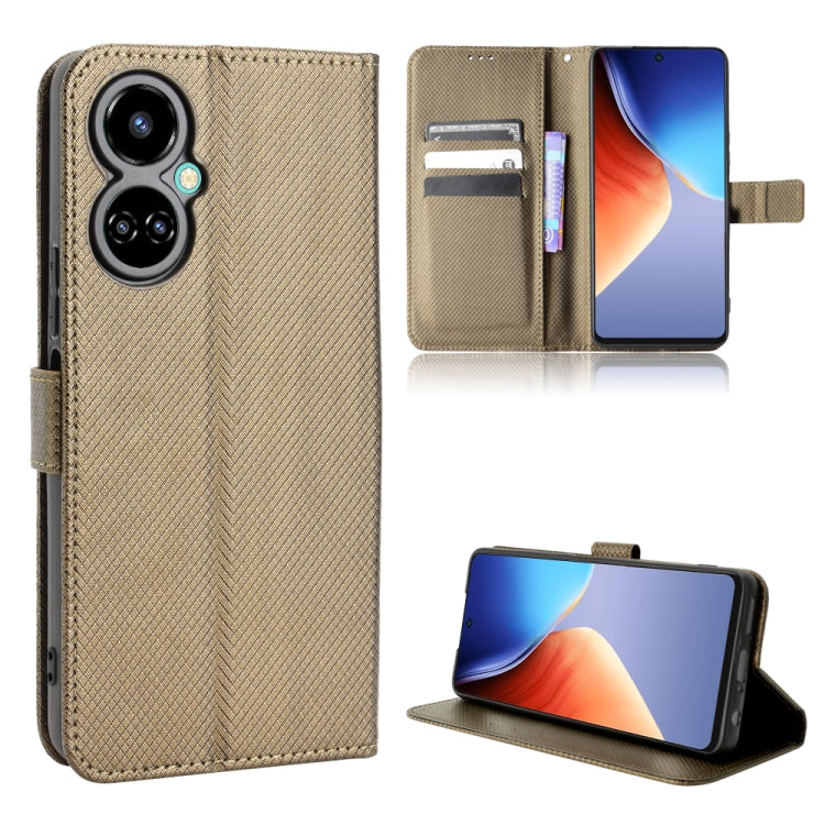 For Tecno Camon 19 Diamond Texture Leather Phone Case