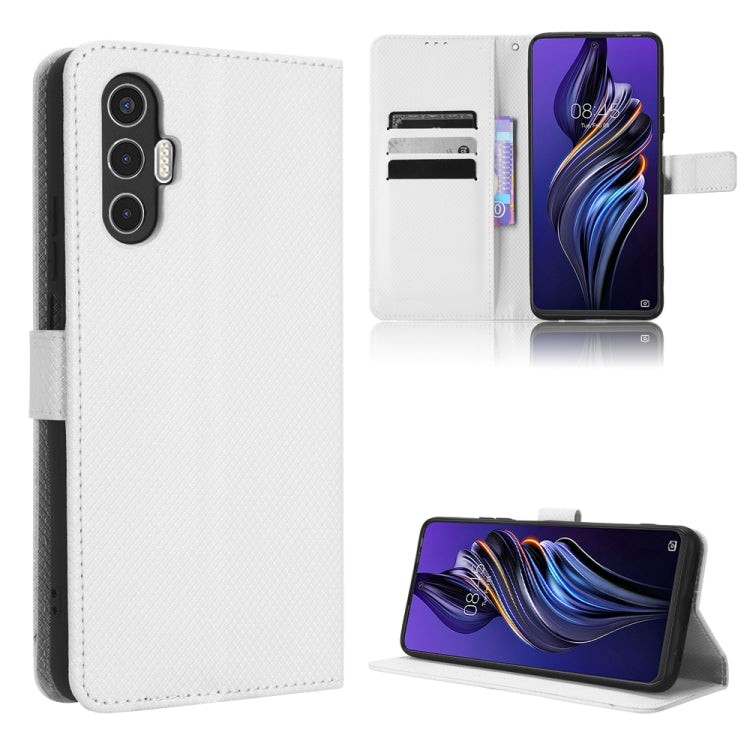 For Tecno Pova 3 Diamond Texture Leather Phone Case